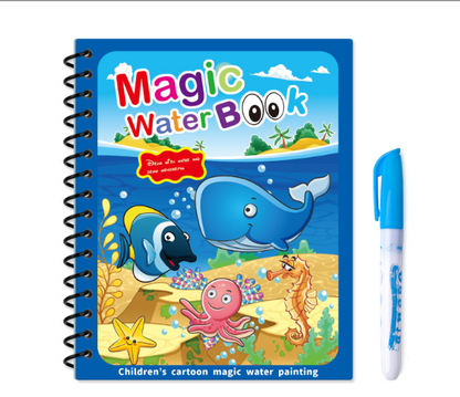 Montessori Water Drawing & Coloring Book